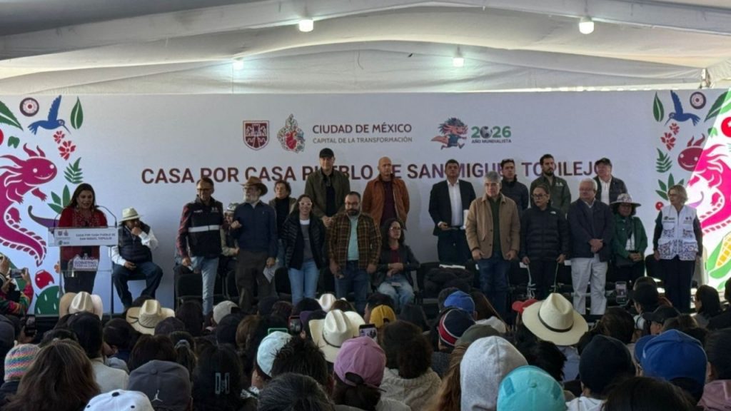 Clara Brugada reitera compromiso con San Miguel Topilejo para atender rezagos Clara Brugada reitera compromiso con San Miguel Topilejo para atender rezagos