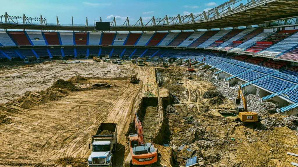 Conmebol inspección obras del Metropolitano de Barranquilla para la final de la Sudamericana 2026
