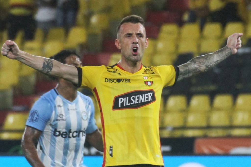 Damián Díaz le declara su 'amor eterno' a Barcelona SC y le marca gol