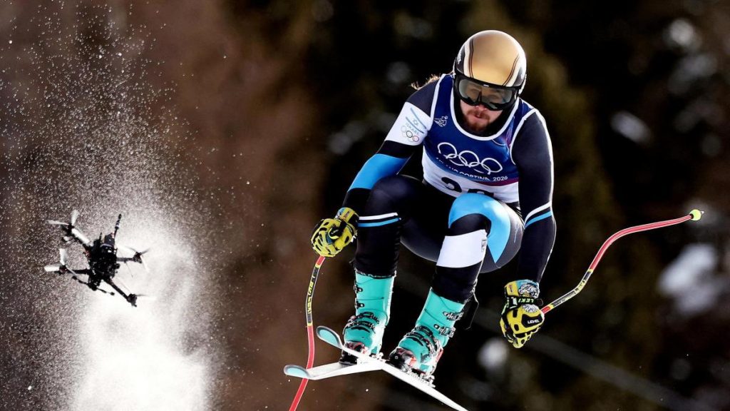 Drones y adrenalina a 120 km/h en los Juegos Olímpicos de Milano-Cortina