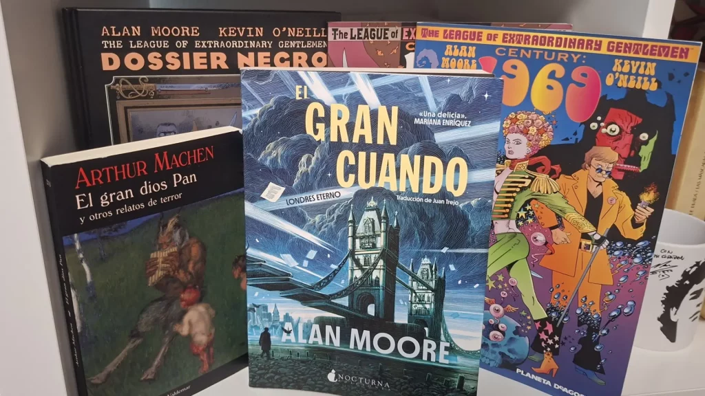 El gran cuándo de Alan Moore (Nocturna Ediciones, 2025) -primera parte- El gran cuándo de Alan Moore (Nocturna Ediciones, 2025) -primera parte-