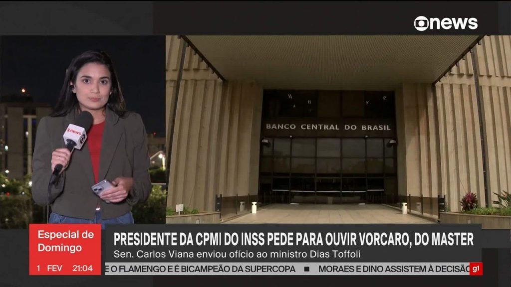 El presidente del CPI del INSS dijo a Toffoli que comisión precisa del depósito del banco Daniel Vorcaro