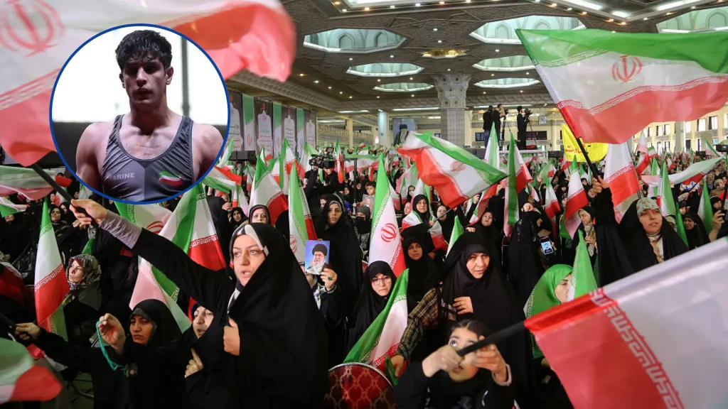 Irán condena a ser ahorcado en público a un atleta de lucha libre de 18 años por participar en las protestas contra el régimen. Irán condena a ser ahorcado en público a un atleta de lucha libre de 18 años por participar en las protestas contra el régimen.