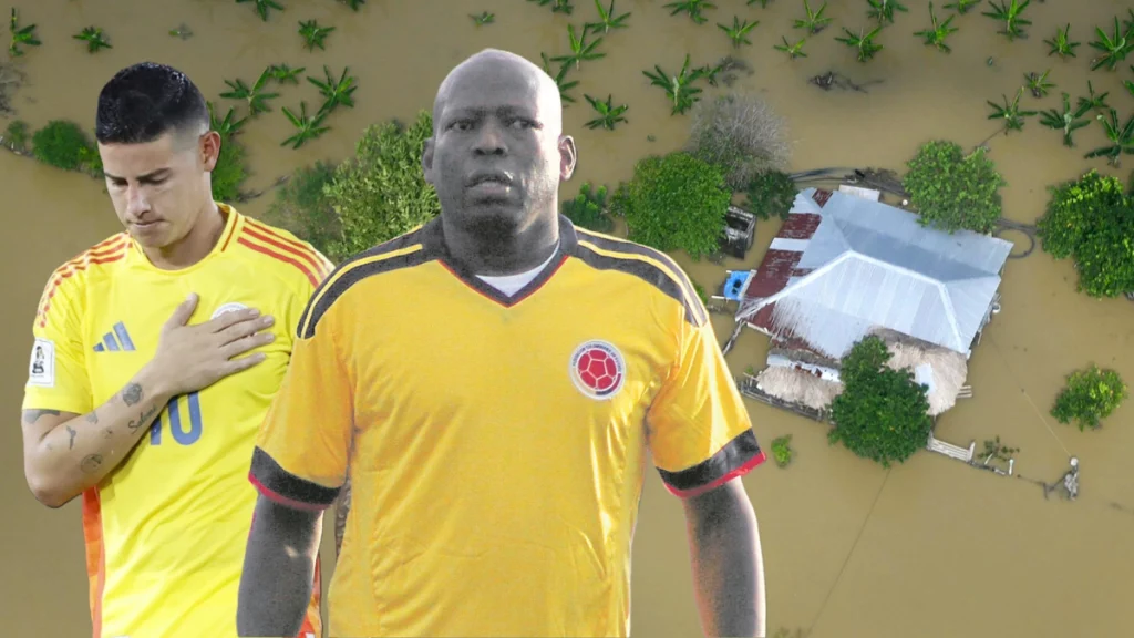 James Rodríguez y Faustino Asprilla se unen a campañas de solidaridad con los damnificados por inundaciones en Córdoba