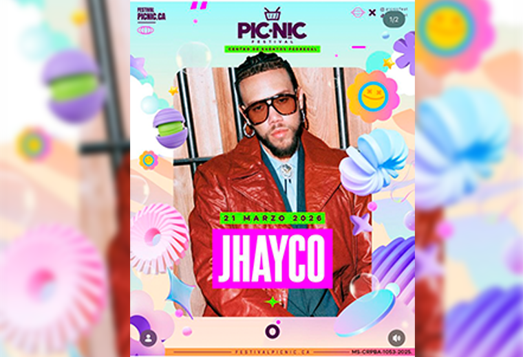 Jhayco Cortés se suma al cartel del PicNic Fest 2026 Jhayco Cortés se suma al cartel del PicNic Fest 2026