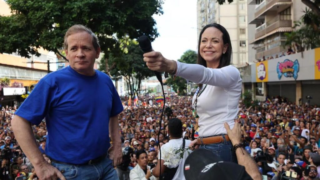 Juan Pablo Guanipa, líder opositor venezolano y aliado clave de María Corina Machado es excarcelado tras ocho meses de prisión en Caracas Juan Pablo Guanipa, líder opositor venezolano y aliado clave de María Corina Machado es excarcelado tras ocho meses de prisión en Caracas