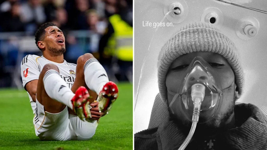 La preocupante imagen de Jude Bellingham con una máscara de oxígeno tras confirmarse su lesión