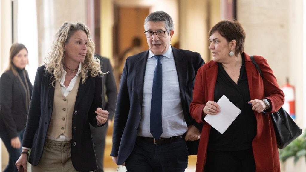 La socialista Patricia Blanquer sufre una caída en el Congreso