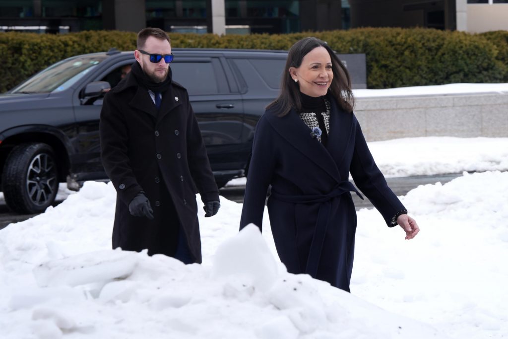 María Corina Machado visitó Arepa Zone en Washington y descubrió a su fundadora (VIDEO) María Corina Machado visitó Arepa Zone en Washington y descubrió a su fundadora (VIDEO)