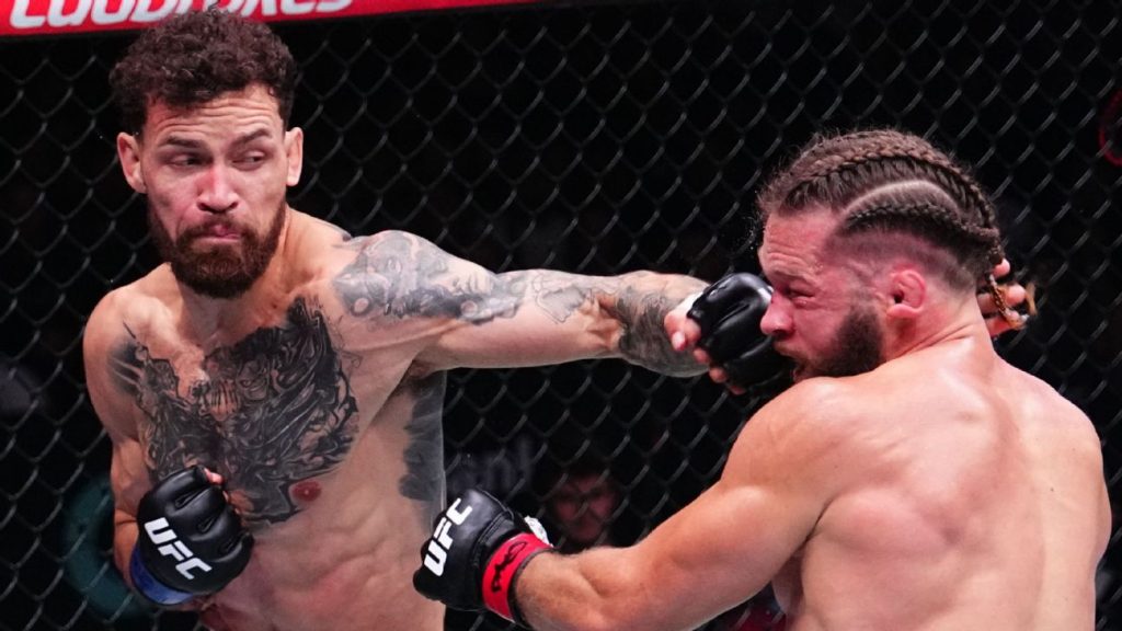 Maurício Ruffy nocauteia Rafael Fiziev y vence a cuarta en UFC