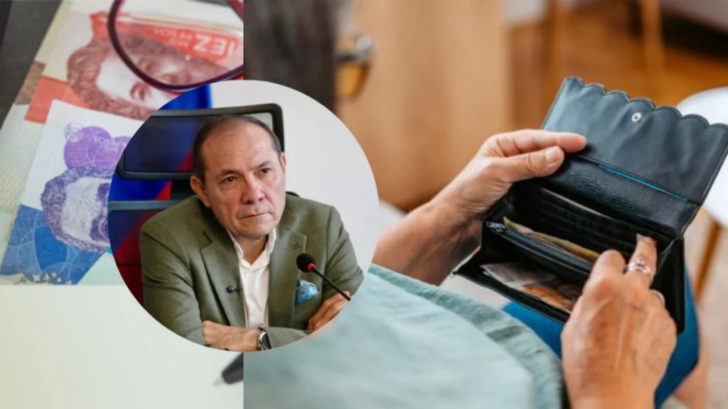 Ministro de Trabajo, Antonio Sanguino, confirmó que decreto provisional del salario mínimo mantendrá aumento del 23% tras fallo del Consejo de Estado Ministro de Trabajo, Antonio Sanguino, confirmó que decreto provisional del salario mínimo mantendrá aumento del 23% tras fallo del Consejo de Estado