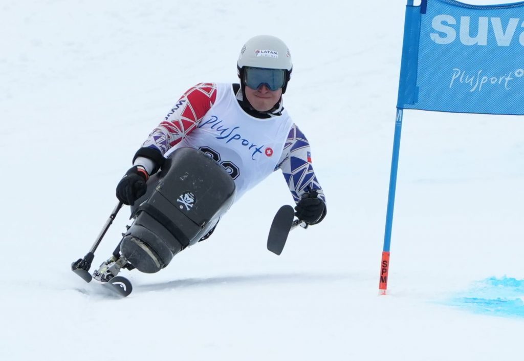 Nicolás Bisquertt se prepara para los Juegos Paralímpicos de Invierno.