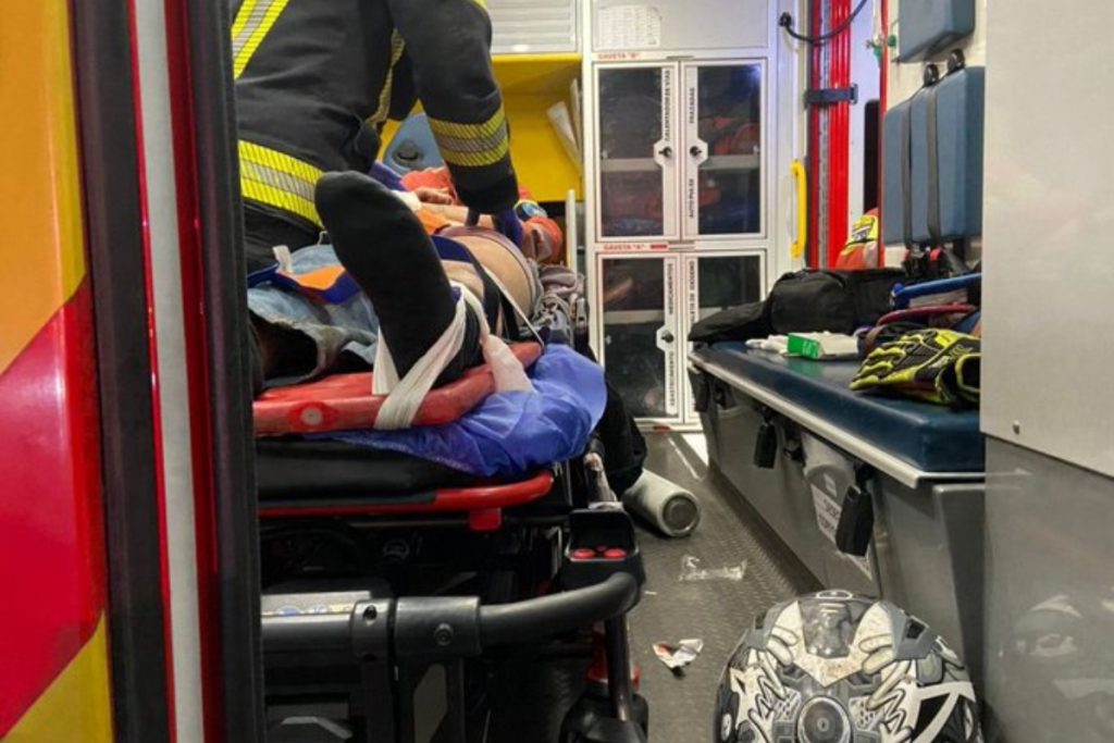 Siniestro de tránsito en Quito deja dos heridos la noche de este jueves 19 de febrero