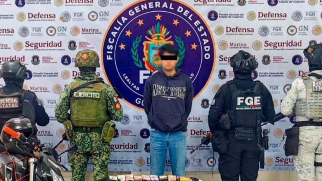 Supuesto repartidor fue capturado por narcomenudeo