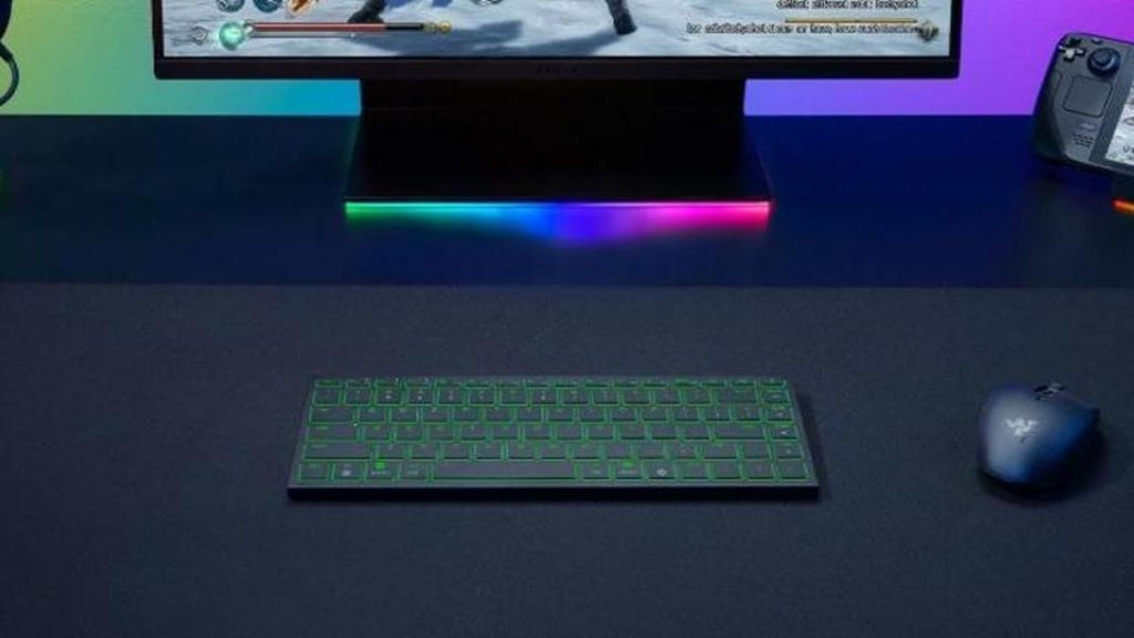 Teclado gaming inalámbrico portátil de perfil bajo con Bluetooth, USB‑C y hasta 1.800 horas de autonomía