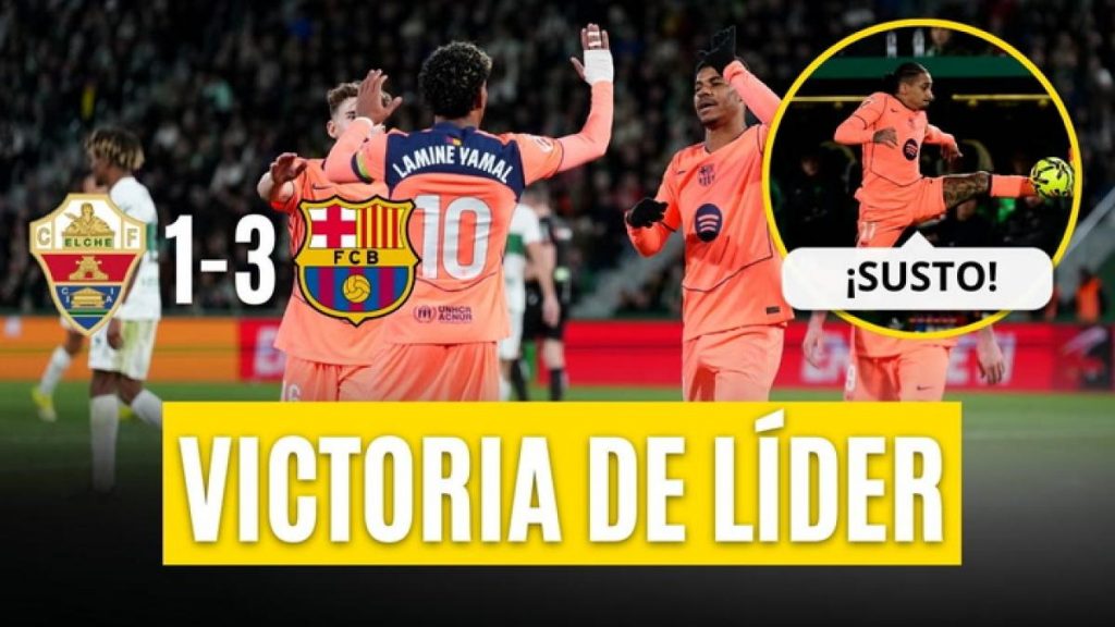 Un Barça voraz supera al Elche y al 'síndrome de Anoeta'