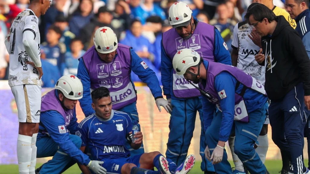 salió del partido contra Llaneros por una lesión